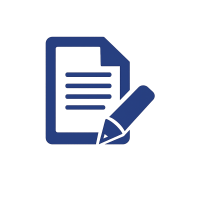 document and pencil icon